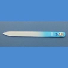 BOHEMIA skleněný pilník střední 140/2mm, ZODIAK znamení RAK Znamení zvěrokruhu